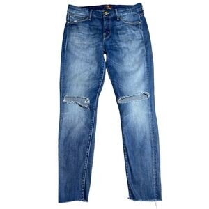 Mother Looker Ankle Fray Jeans